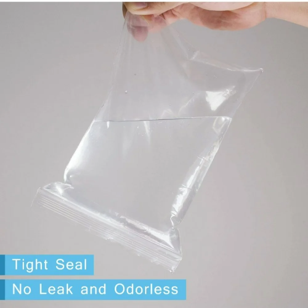 Zip-top Seal Resealable 8x10 bags